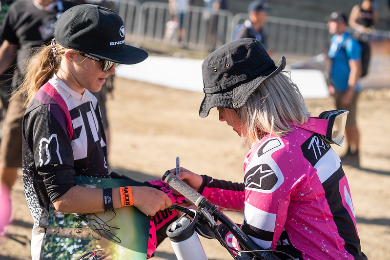 Tracey and Mick make start of international downhill racing season a family affair, with most high profile shared podium