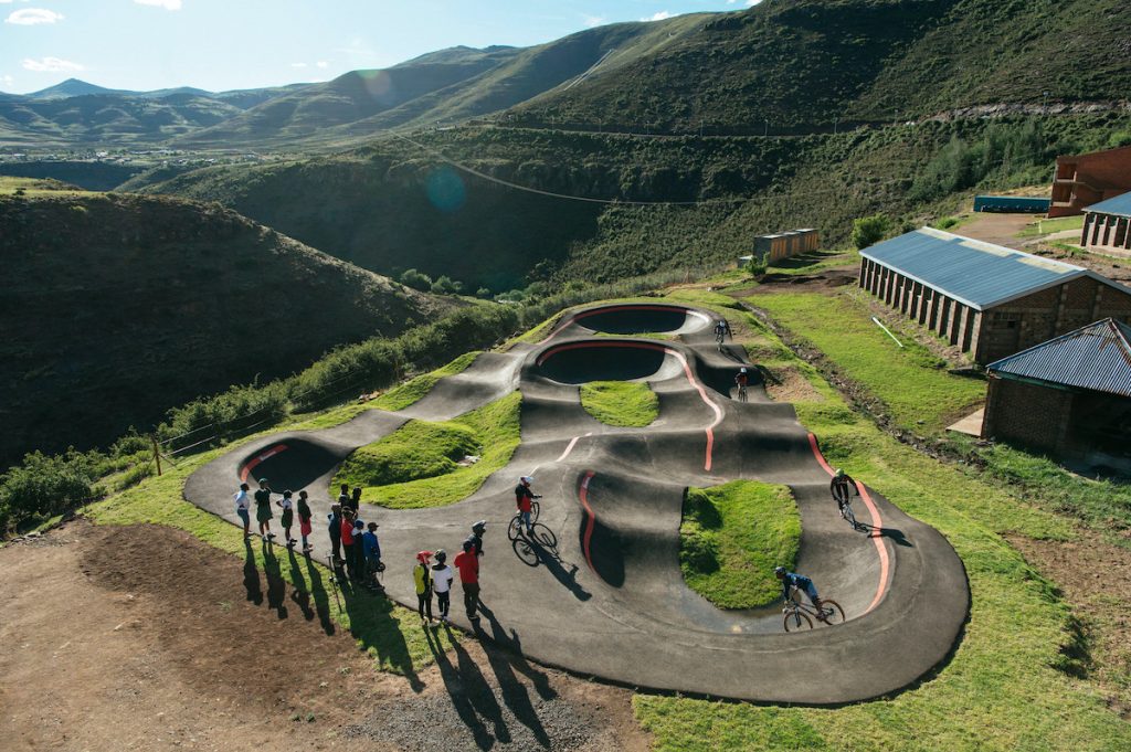 She taught herself how to ride a bicycle. Doesn't own a bicycle and practiced with club bikes. Never left her home country by plane until her first competition. Khothalang Leuta is now faster than the boys in her Lesotho. Against the odds, she is ready to take on the world at the 2021 Red Bull UCI Pump Track World Championships in Portugal this October. This is inspiration.