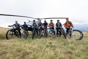 Introducing "Legends of Gugu" — a high-alpine, heli-accessed eMTB camp hosted by We Ride Romania, coached by MTB legend Richard Gasperotti, and designed for those who want more than just a ride.  It all began on a quiet summer evening at Hotel Montis in Muntele Mic ski resort. (August 2025)