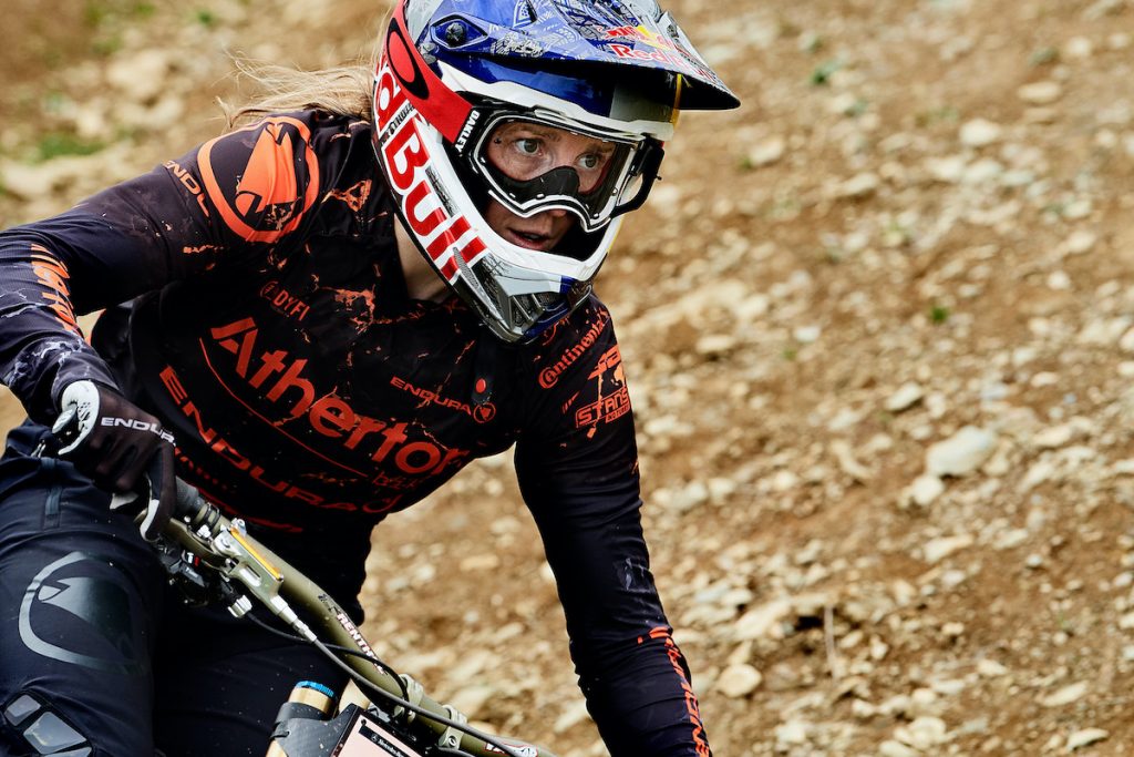 The 32-year-old talks rehab, World Cup return, weddings and new bikes. Rachel Atherton has set her sights on winning her fitness battle in time for the opening World Cup race of 2020 on March 21 in Lousã, Portugal. The Queen of the UCI MTB World Cup scene has been out of action since rupturing her Achilles while competing in Les Gets last July. Ahead of her comeback, Red Bull spoke to the British rider and 39-time World Cup winner about her fear of getting back on the bike, the season ahead, wedding planning, and her new range of bikes.